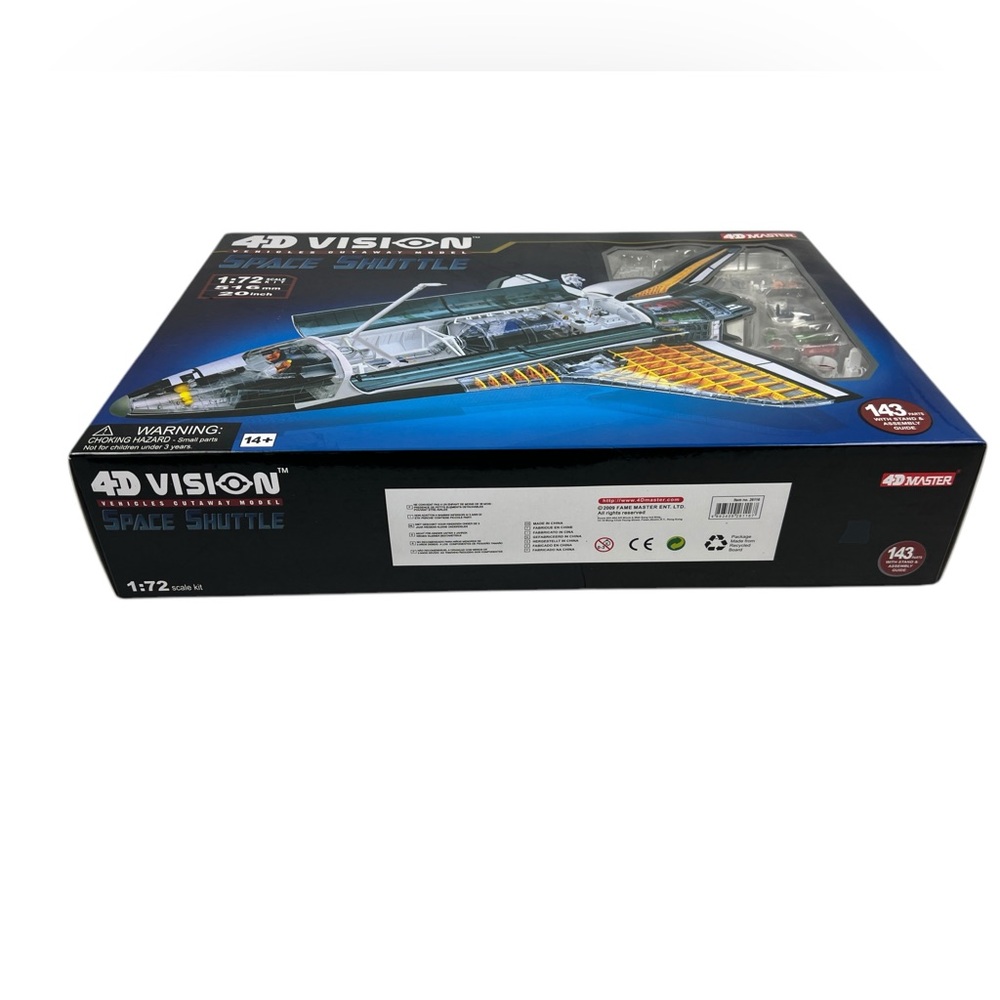 4D Vision 1/72 Space Shuttle Vehicle Cutaway Model New Sealed - Picture 5 of 11